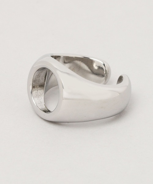 HARE（ハレ）の「ステンレスオーバルリング(HARE)（リング・メンズ・シルバー・FREE）」の2枚目の写真