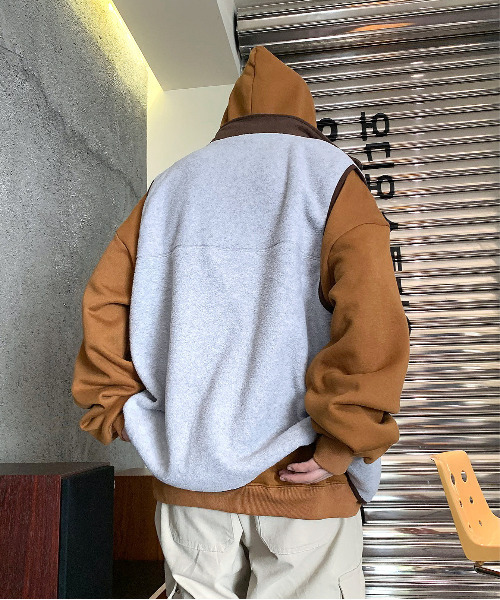 DISCUS(ディスカス)の「【neos -addictive design-】DISCUS ディスカス ルーズシルエット 配色 ワンポイントロゴ フリース ベスト(ベスト・メンズ・グリーン/ブラック/グレー・MEDIUM/X-LARGE/LARGE)」の17枚目の写真