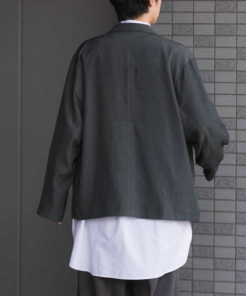 SENSE OF PLACE by URBAN RESEARCH（センスオブプレイスバイアーバンリサーチ）の「ダブルルーズジャケット（その他アウター・メンズ・グレー/ベージュ・LARGE/MEDIUM）」の5枚目の写真