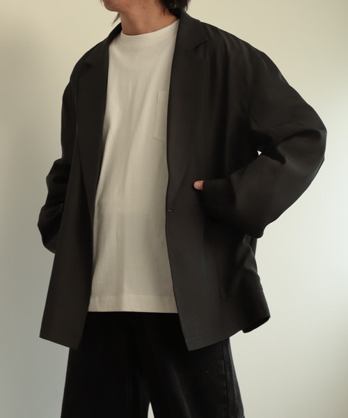 SENSE OF PLACE by URBAN RESEARCH（センスオブプレイスバイアーバンリサーチ）の「ダブルルーズジャケット（その他アウター・メンズ・グレー/ベージュ・LARGE/MEDIUM）」の9枚目の写真