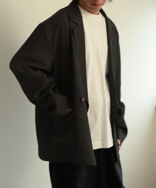 SENSE OF PLACE by URBAN RESEARCH（センスオブプレイスバイアーバンリサーチ）の「ダブルルーズジャケット（その他アウター・メンズ・グレー/ベージュ・LARGE/MEDIUM）」の12枚目の写真