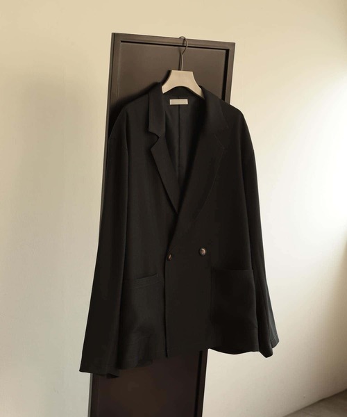 SENSE OF PLACE by URBAN RESEARCH（センスオブプレイスバイアーバンリサーチ）の「ダブルルーズジャケット（その他アウター・メンズ・グレー/ベージュ・LARGE/MEDIUM）」の17枚目の写真