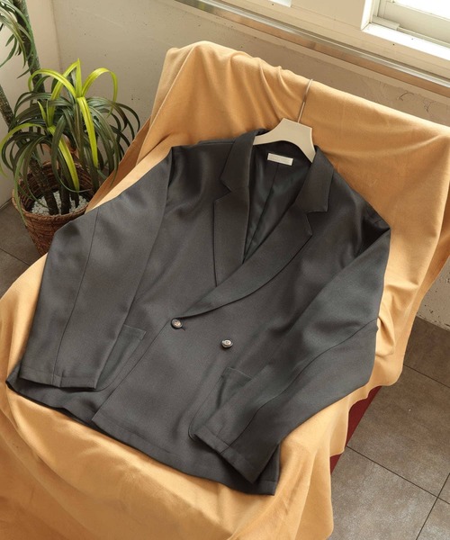 SENSE OF PLACE by URBAN RESEARCH（センスオブプレイスバイアーバンリサーチ）の「ダブルルーズジャケット（その他アウター・メンズ・グレー/ベージュ・LARGE/MEDIUM）」の18枚目の写真