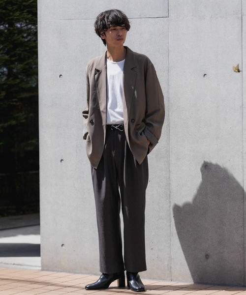 SENSE OF PLACE by URBAN RESEARCH（センスオブプレイスバイアーバンリサーチ）の「ダブルルーズジャケット（その他アウター・メンズ・グレー/ベージュ・LARGE/MEDIUM）」の21枚目の写真