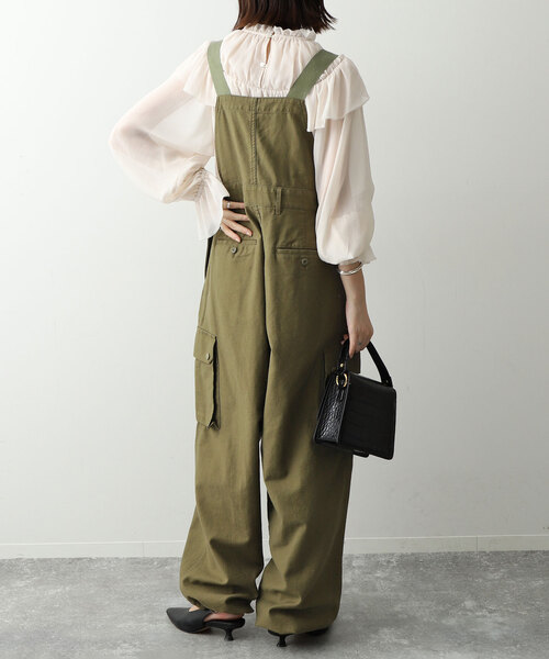 SLOBE IENA（スローブイエナ）の「《追加》サスペンダーカーゴ（サロペット/オーバーオール・レディース・カーキ・36/38）」の18枚目の写真