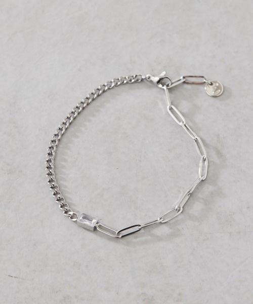 【新品】earPAPILLONNERイアパピヨネ シルバー ブレスレットS925 ear PAPILLONNER｜イアパピヨネのブレスレット（シルバー/銀色系