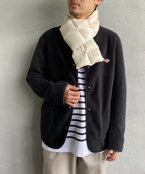 TAION（タイオン）の「【WEB限定】[TAION/タイオン] ベーシックダウンマフラー（マフラー・レディース・ブラック/オフホワイト/パープル/オレンジ/オリーブ/カーキ/グレー・ONE SIZE）」の10枚目の写真