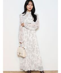 MERCURYDUO | トワルドジュイプリーツティアードワンピース(ワンピース)