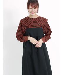 Samansa Mos2 | ビックカラーボーダーカットソー(Tシャツ/カットソー)