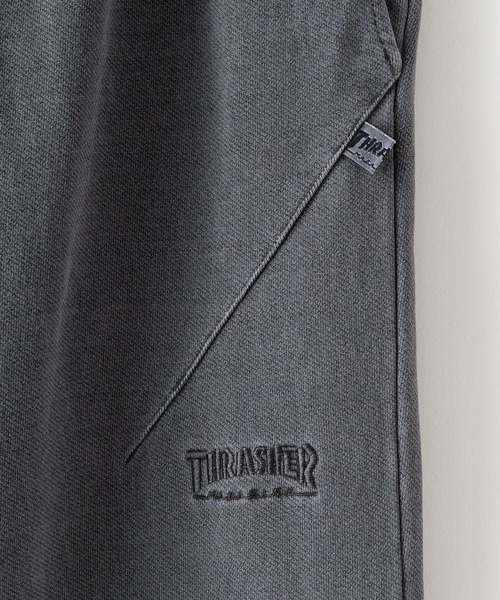 THRASHER(スラッシャー)の「【THRASHER/スラッシャー】ピグメント加工 ヘビーウェイト ワンポイントブランドロゴ同色刺繍 スウェットパンツ(スウェットパンツ・メンズ・ホワイト/ブラック・X-LARGE/LARGE/MEDIUM)」の6枚目の写真