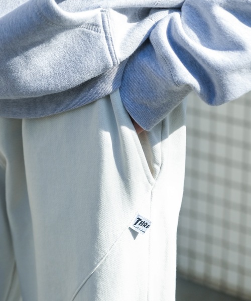 THRASHER(スラッシャー)の「【THRASHER/スラッシャー】ピグメント加工 ヘビーウェイト ワンポイントブランドロゴ同色刺繍 スウェットパンツ(スウェットパンツ・メンズ・ホワイト/ブラック・X-LARGE/LARGE/MEDIUM)」の19枚目の写真