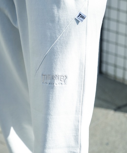 THRASHER(スラッシャー)の「【THRASHER/スラッシャー】ピグメント加工 ヘビーウェイト ワンポイントブランドロゴ同色刺繍 スウェットパンツ(スウェットパンツ・メンズ・ホワイト/ブラック・X-LARGE/LARGE/MEDIUM)」の20枚目の写真
