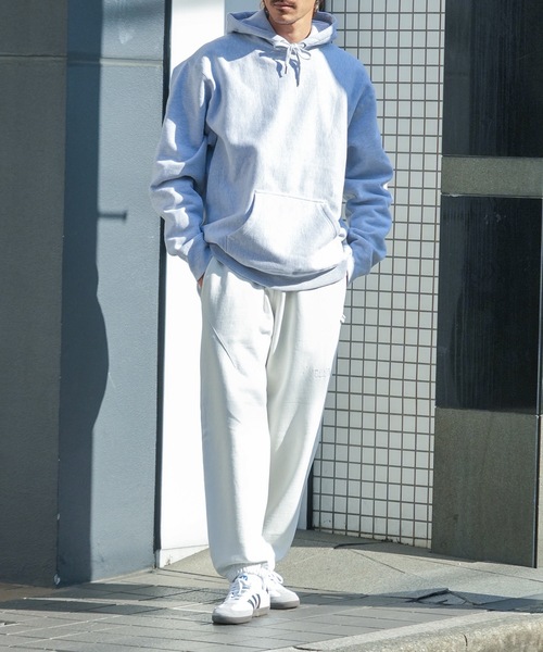 THRASHER(スラッシャー)の「【THRASHER/スラッシャー】ピグメント加工 ヘビーウェイト ワンポイントブランドロゴ同色刺繍 スウェットパンツ(スウェットパンツ・メンズ・ホワイト/ブラック・X-LARGE/LARGE/MEDIUM)」の14枚目の写真
