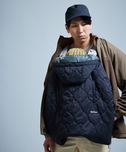 DADWAY（ダッドウェイ）の「WTキルティング防寒ケープ（その他ベビー用品・メンズ・オリーブ/ブラック/モスグリーン・ONE SIZE）」の8枚目の写真