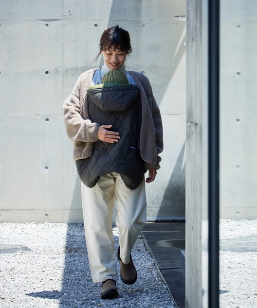 DADWAY（ダッドウェイ）の「WTキルティング防寒ケープ（その他ベビー用品・メンズ・オリーブ/ブラック/モスグリーン・ONE SIZE）」の12枚目の写真