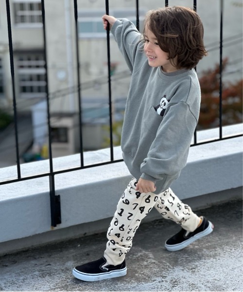 HOGAN RANCH WEAR(ホーガンランチウエア)の「ソウガラスウェットパンツ(80~130cm)(スウェットパンツ・キッズ・オフホワイト/ベージュ/グリーン/ネイビー・100/90/130/95/80/120/110)」の11枚目の写真