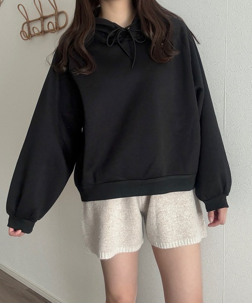 低身長サイズあり】ゆるだぼシンプルパーカー（パーカー）｜Cham