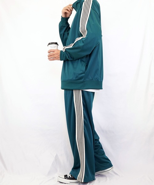 Burner（バーナー）の「【GROOVY STORE】サイドライントラックパンツ（その他パンツ・メンズ・チャコールグレー/ブラック/パープル/グリーン・L/LL/M）」の21枚目の写真