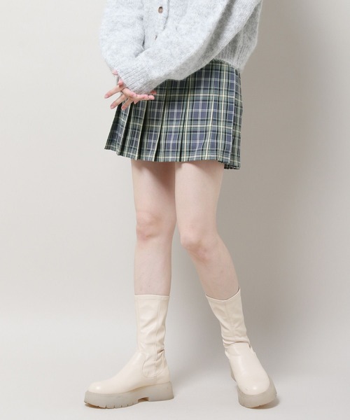 3.3 Field Trip (3.3フィールドトリップ)の「3.3 Field Trip/チェックミニスカート 2983554(スカート・レディース・ブルー/ネイビー・FREE)」の21枚目の写真