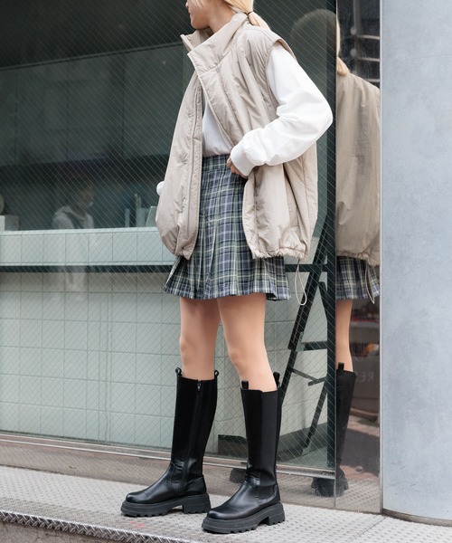 3.3 Field Trip (3.3フィールドトリップ)の「3.3 Field Trip/チェックミニスカート 2983554(スカート・レディース・ブルー/ネイビー・FREE)」の16枚目の写真