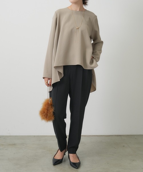 PAPILLONNER(パピヨネ)の「フェザーミニショルダー(ハンドバッグ・レディース・ブラウン/グリーン・FREE)」の18枚目の写真