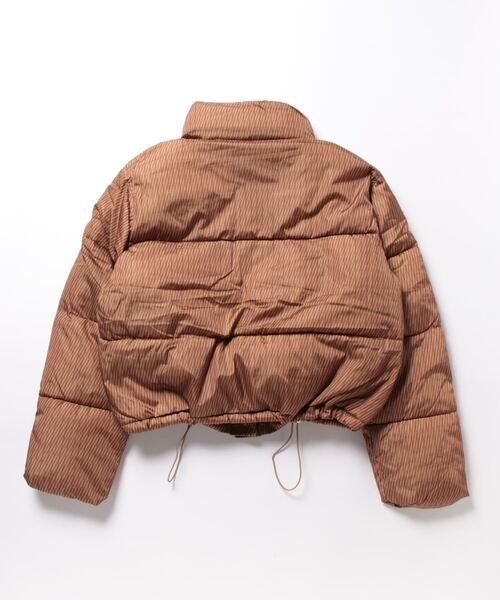 Mayree（メイリー）の「【Mayree】中綿 ダウンジャケット ショート丈 アウター（ダウンジャケット/コート・レディース・ブラウン・SMALL/MEDIUM/LARGE）」の6枚目の写真