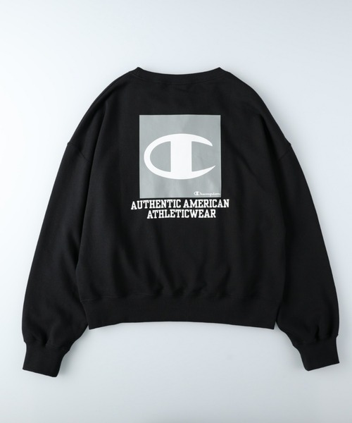 Champion(チャンピオン)の「【Champion】バックプリントスウェット(スウェット・レディース・サックスブルー/ブラック/ホワイト・M/L)」の21枚目の写真