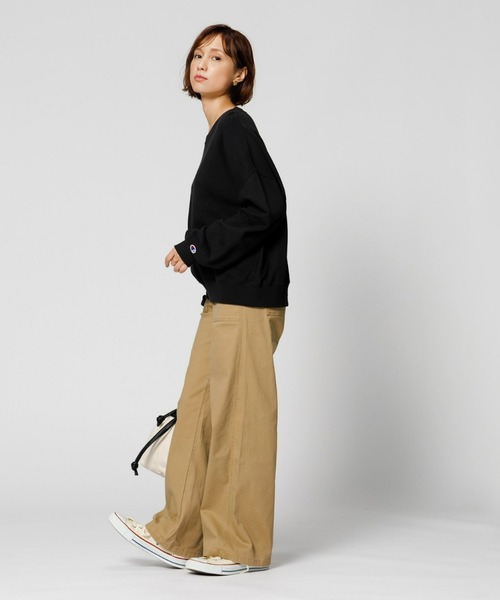 Champion(チャンピオン)の「【Champion】バックプリントスウェット(スウェット・レディース・サックスブルー/ブラック/ホワイト・M/L)」の8枚目の写真