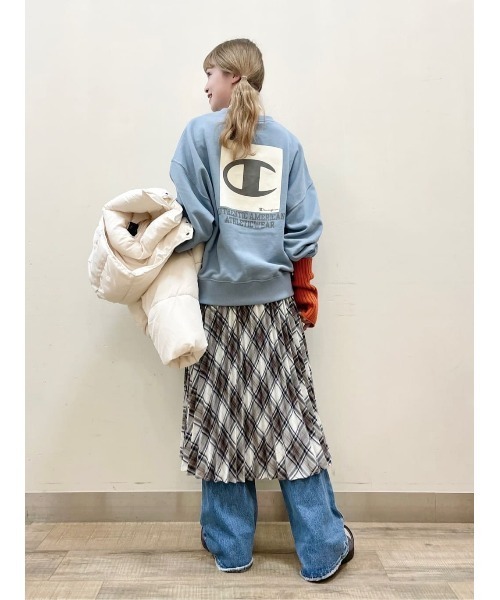 セール】【Champion】バックプリントスウェット（スウェット