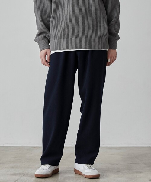 coen（コーエン）の「ニットフラノあったかシェフパンツ"CHEF PANTS"（その他パンツ・メンズ・ブラック/ネイビー/ダークグレー・S/M/L/XL）」の3枚目の写真