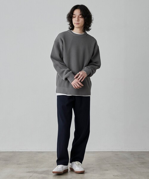 coen（コーエン）の「ニットフラノあったかシェフパンツ"CHEF PANTS"（その他パンツ・メンズ・ブラック/ネイビー/ダークグレー・S/M/L/XL）」の19枚目の写真