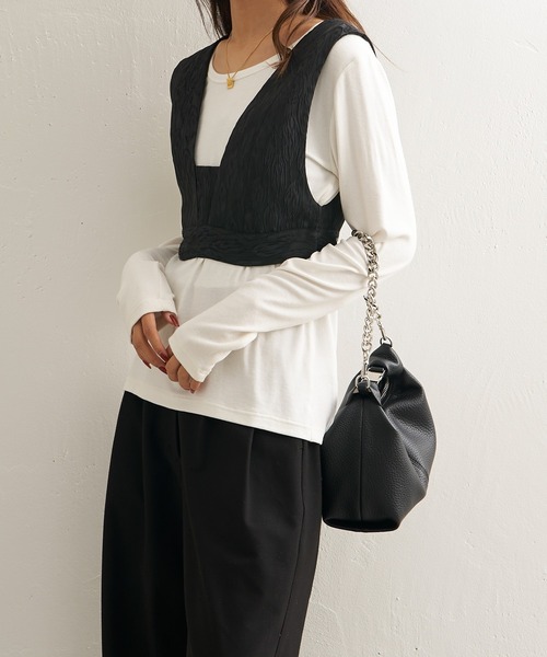 Lui's（ルイス）の「ジャガードビスチェ（シャツ/ブラウス）」 - WEAR