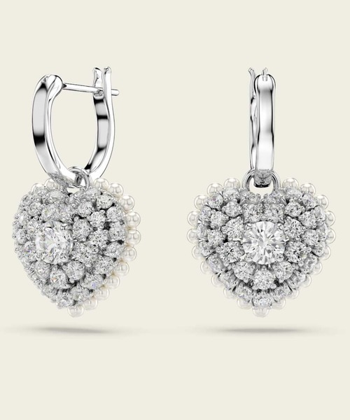 セール】【公式】【スワロフスキー】Idyllia ドロップピアス, ハート