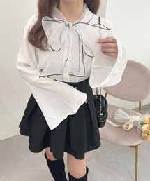 オーガンジーボウタイブラウス【ZOZOTOWN限定アイテム】
