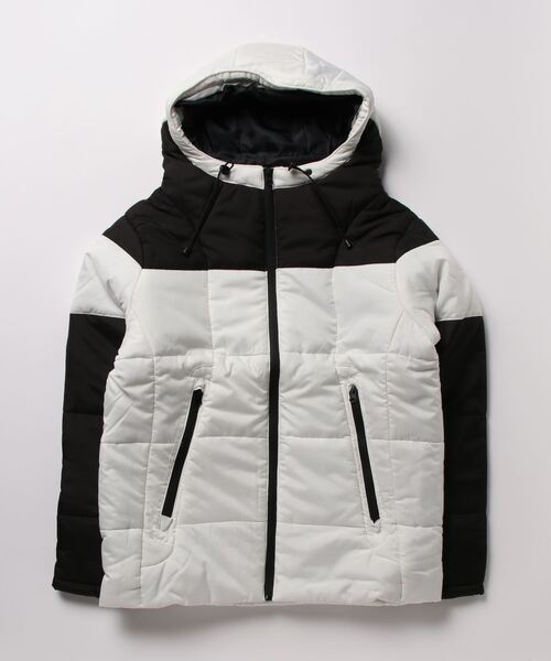 STYLEBLOCK（スタイルブロック）の「デュスポ中綿切替ブルゾン（ダウンジャケット/コート・メンズ・カーキ/ホワイト/ブルー/ベージュ・M/L）」の7枚目の写真