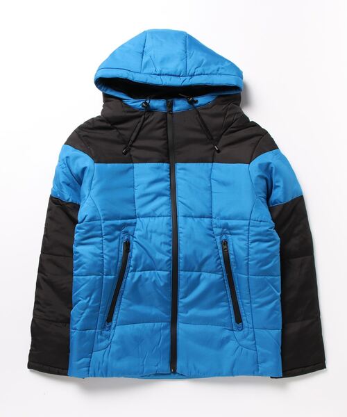 STYLEBLOCK（スタイルブロック）の「デュスポ中綿切替ブルゾン（ダウンジャケット/コート・メンズ・カーキ/ホワイト/ブルー/ベージュ・M/L）」の10枚目の写真