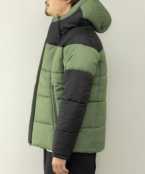 STYLEBLOCK（スタイルブロック）の「デュスポ中綿切替ブルゾン（ダウンジャケット/コート・メンズ・カーキ/ホワイト/ブルー/ベージュ・M/L）」の11枚目の写真