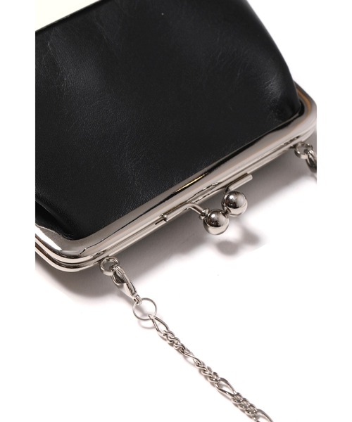beautiful people(ビューティフルピープル)の「CLASP POUCH(ショルダーバッグ・レディース・ブラック/ナチュラル/オフホワイト・ONE SIZE)」の10枚目の写真