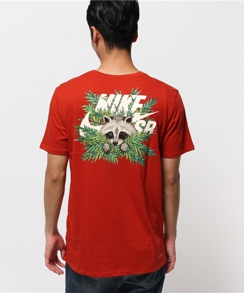 NIKE SB（ナイキエスビー）の「メンズ ナイキ ラクーン ファーン Tシャツ NIKE SB DRI-FIT RACCOON FERN TEE 683210（Tシャツ/カットソー・メンズ・ブラック/ダークグレー/バーガンディー・MEDIUM/SMALL/X-LARGE/LARGE）」の9枚目の写真