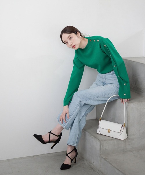 Andemiu（アンデミュウ）の「ワンハンドルバッグ 103780（ショルダーバッグ・レディース・ブラウン/オフホワイト/ブラック・FREE）」の4枚目の写真