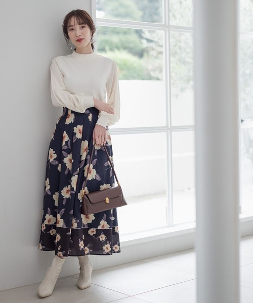 Andemiu（アンデミュウ）の「ワンハンドルバッグ 103780（ショルダーバッグ・レディース・ブラウン/オフホワイト/ブラック・FREE）」の11枚目の写真