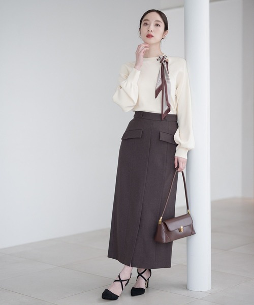 Andemiu（アンデミュウ）の「ワンハンドルバッグ 103780（ショルダーバッグ・レディース・ブラウン/オフホワイト/ブラック・FREE）」の12枚目の写真