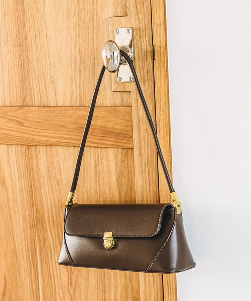 Andemiu（アンデミュウ）の「ワンハンドルバッグ 103780（ショルダーバッグ・レディース・ブラウン/オフホワイト/ブラック・FREE）」の9枚目の写真