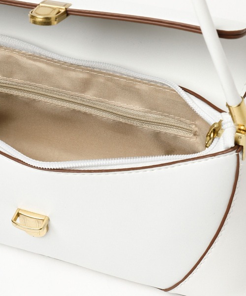 Andemiu（アンデミュウ）の「ワンハンドルバッグ 103780（ショルダーバッグ・レディース・ブラウン/オフホワイト/ブラック・FREE）」の18枚目の写真