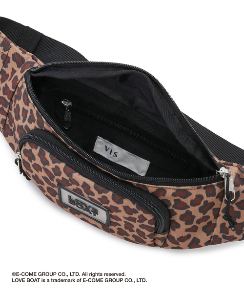 VIS（ビス）の「【LOVE BOAT VIS別注】ウエストポーチ（ボディバッグ/ウエストポーチ・レディース・ブラック/ブラウン・FREE）」の6枚目の写真