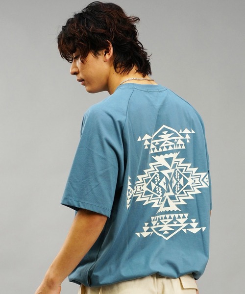 PENDLETON（ペンドルトン）の「PENDLETON/ペンドルトン 半袖Tシャツ 裾ドローコード 速乾 4275-6013（Tシャツ/カットソー・メンズ・グレイッシュブルー/ベージュ/チャコール・L/M/S）」の18枚目の写真