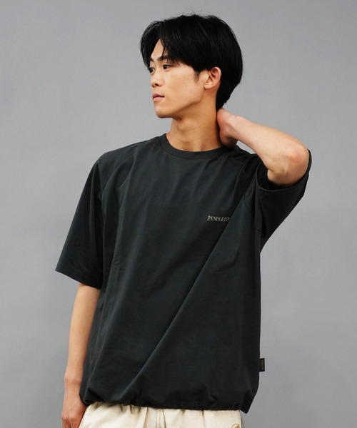 PENDLETON（ペンドルトン）の「PENDLETON/ペンドルトン 半袖Tシャツ 裾ドローコード 速乾 4275-6013（Tシャツ/カットソー・メンズ・グレイッシュブルー/ベージュ/チャコール・L/M/S）」の4枚目の写真