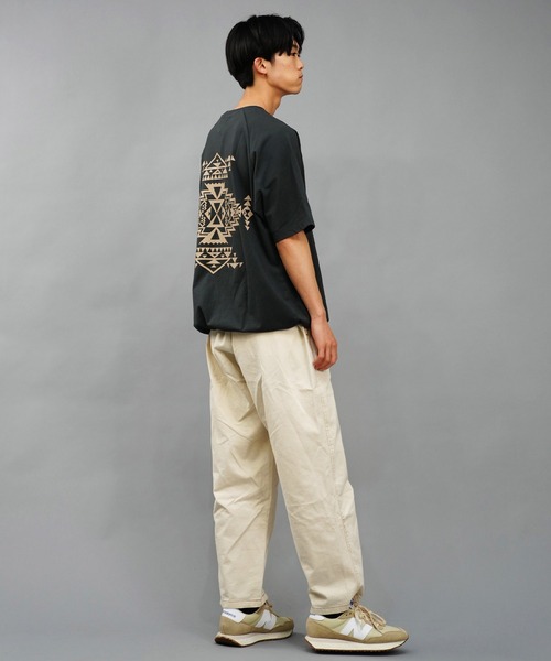 PENDLETON（ペンドルトン）の「PENDLETON/ペンドルトン 半袖Tシャツ 裾ドローコード 速乾 4275-6013（Tシャツ/カットソー・メンズ・グレイッシュブルー/ベージュ/チャコール・L/M/S）」の7枚目の写真