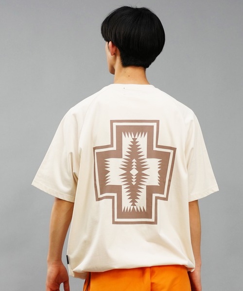 PENDLETON（ペンドルトン）の「PENDLETON/ペンドルトン 半袖Tシャツ 裾ドローコード 速乾 4275-6013（Tシャツ/カットソー・メンズ・グレイッシュブルー/ベージュ/チャコール・L/M/S）」の12枚目の写真
