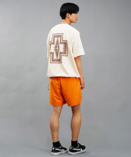 PENDLETON（ペンドルトン）の「PENDLETON/ペンドルトン 半袖Tシャツ 裾ドローコード 速乾 4275-6013（Tシャツ/カットソー・メンズ・グレイッシュブルー/ベージュ/チャコール・L/M/S）」の15枚目の写真